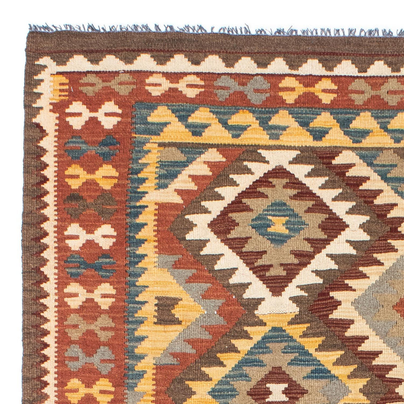 Kelim Teppich - Oriental 210 x 150 cm - hellbraun