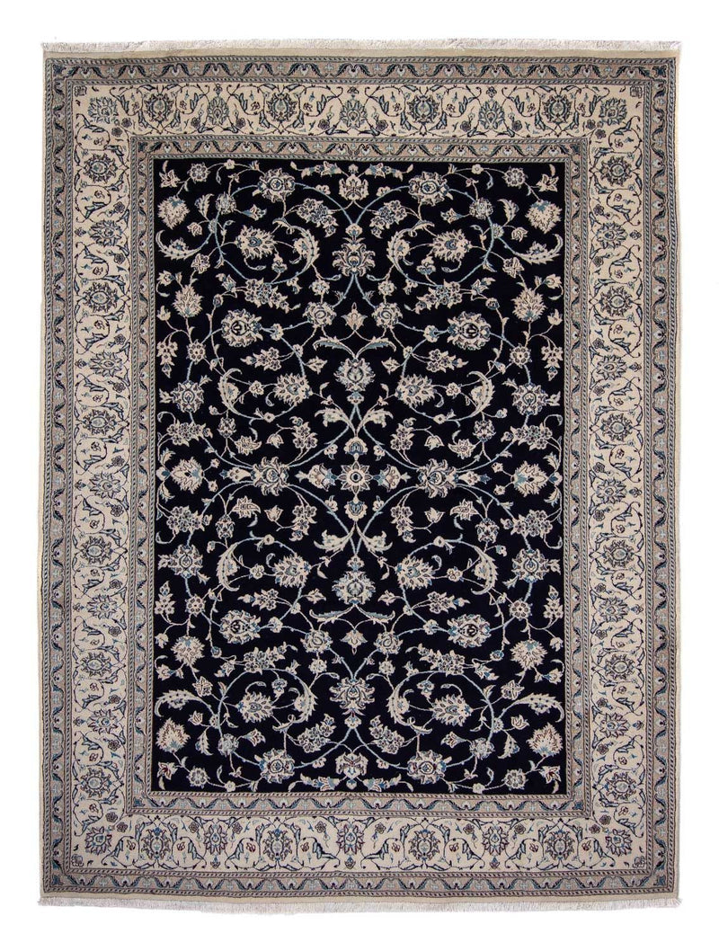 Perserteppich - Nain 338 x 245 cm - dunkelblau