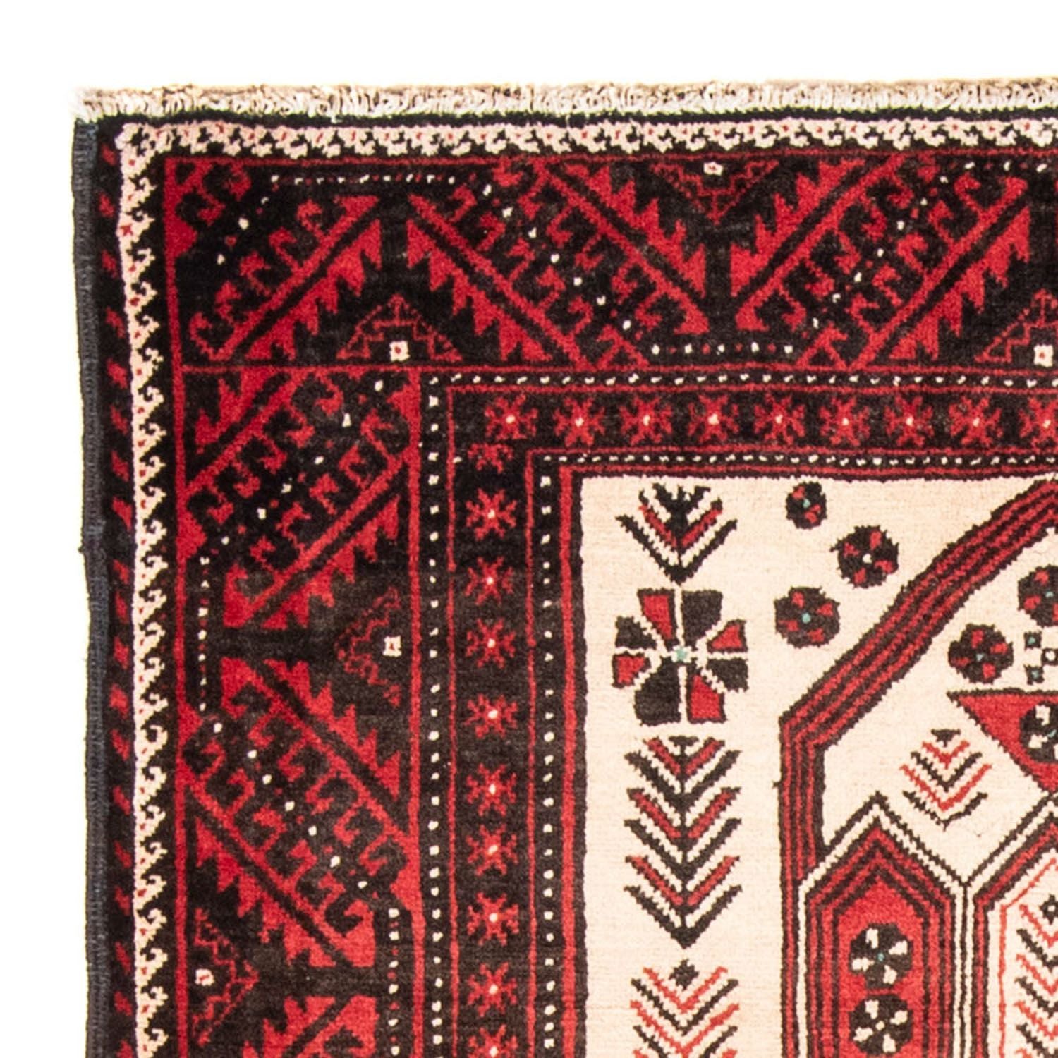 Belutsch Teppich 199 x 115 cm - rot