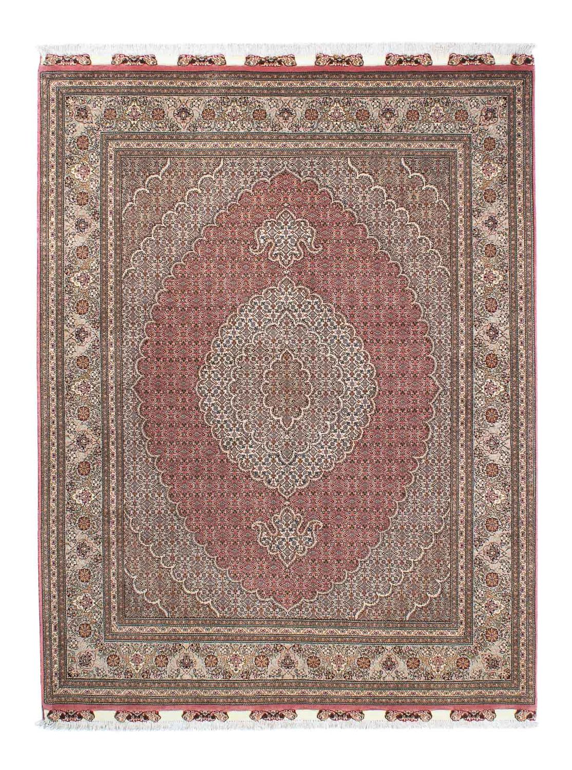 Perserteppich - Täbriz 210 x 152 cm - hellrot