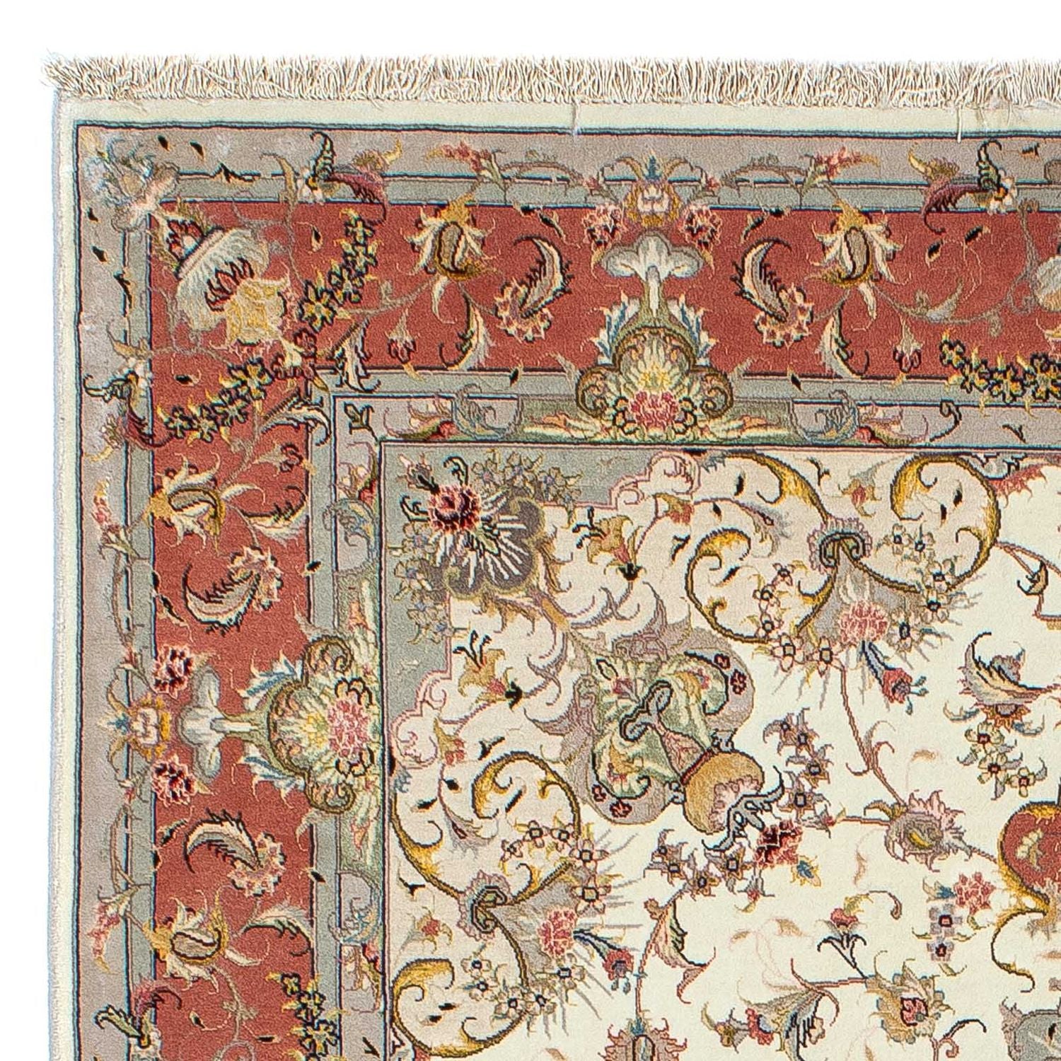 Perserteppich - Täbriz - Royal 198 x 150 cm Teppichbrücke