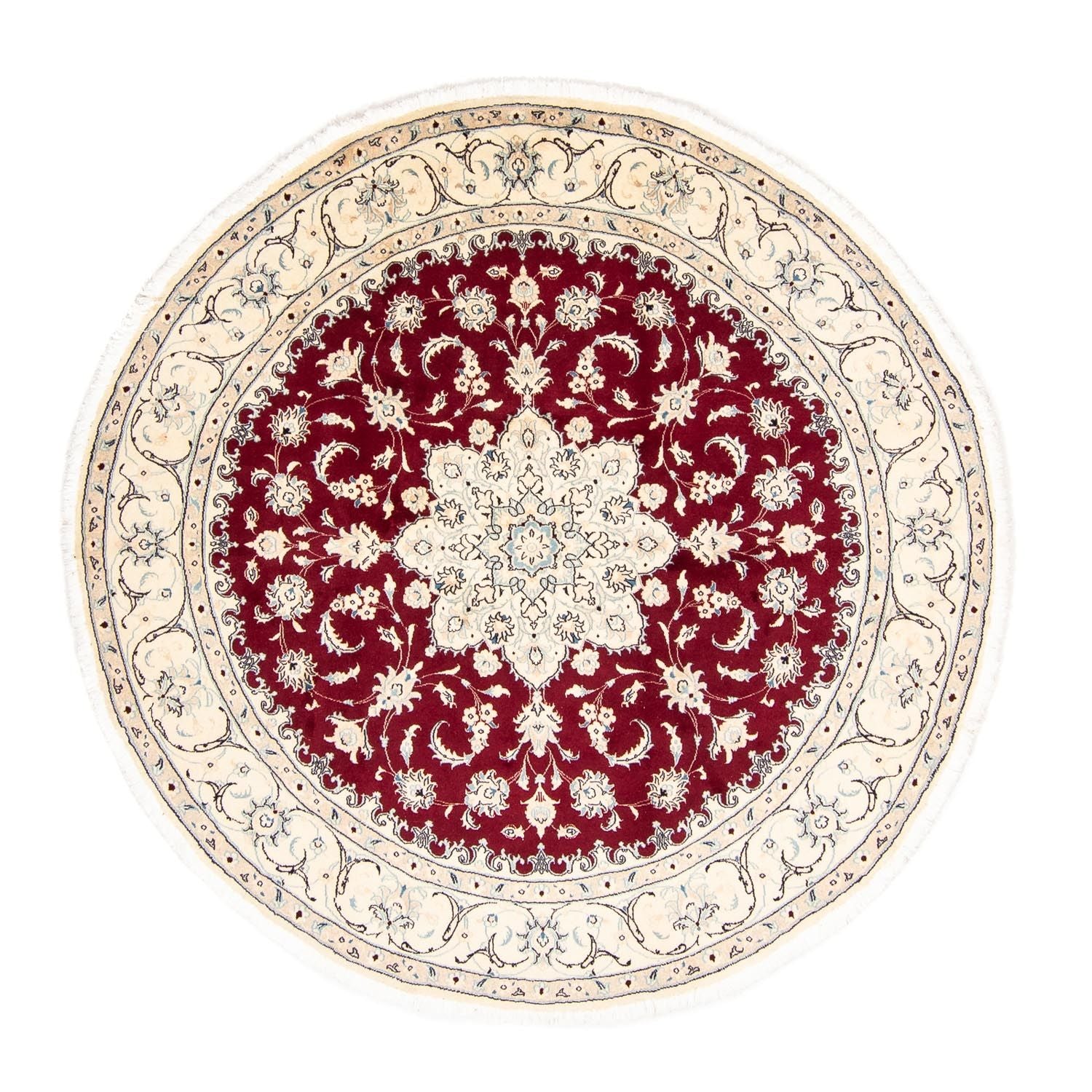Perserteppich - Nain 245 x 245 cm Teppich Rund