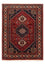 Perserteppich - Nomadic 147 x 100 cm - dunkelrot