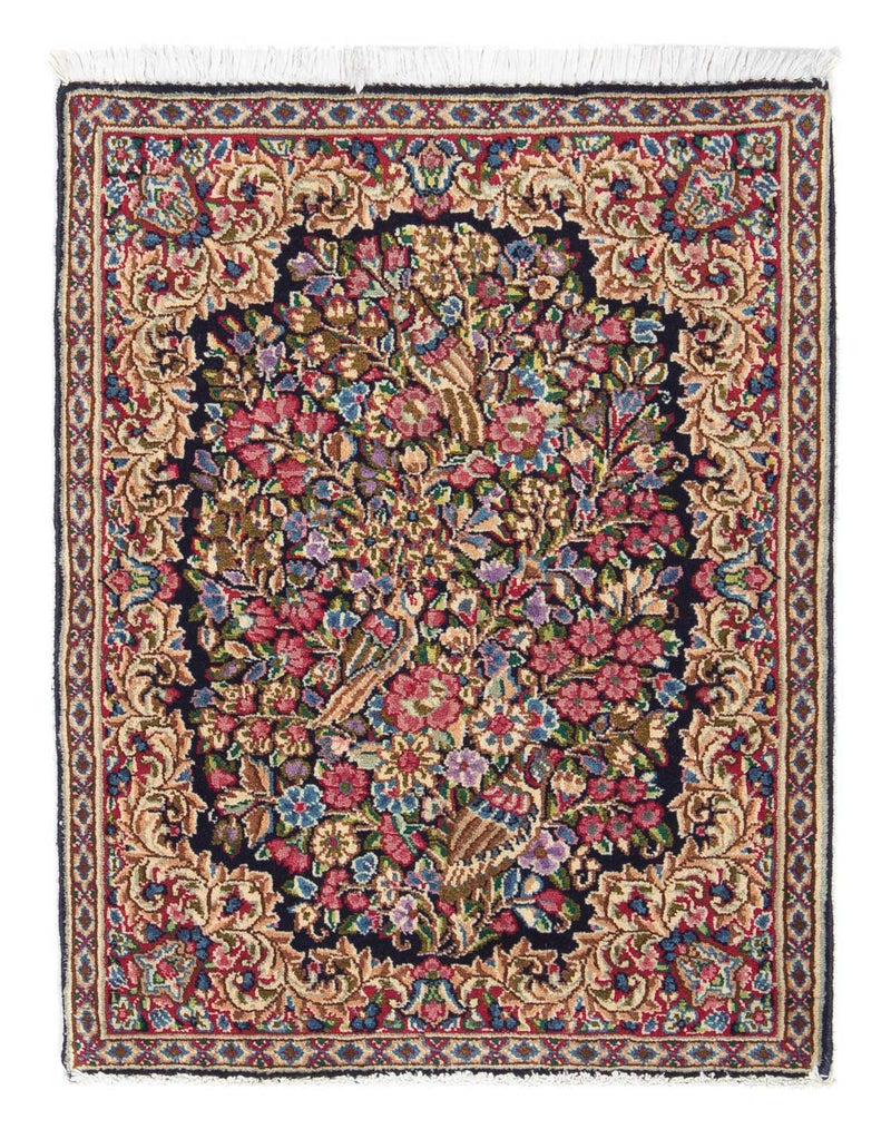 Perserteppich - Royal 70 x 53 cm - dunkelblau