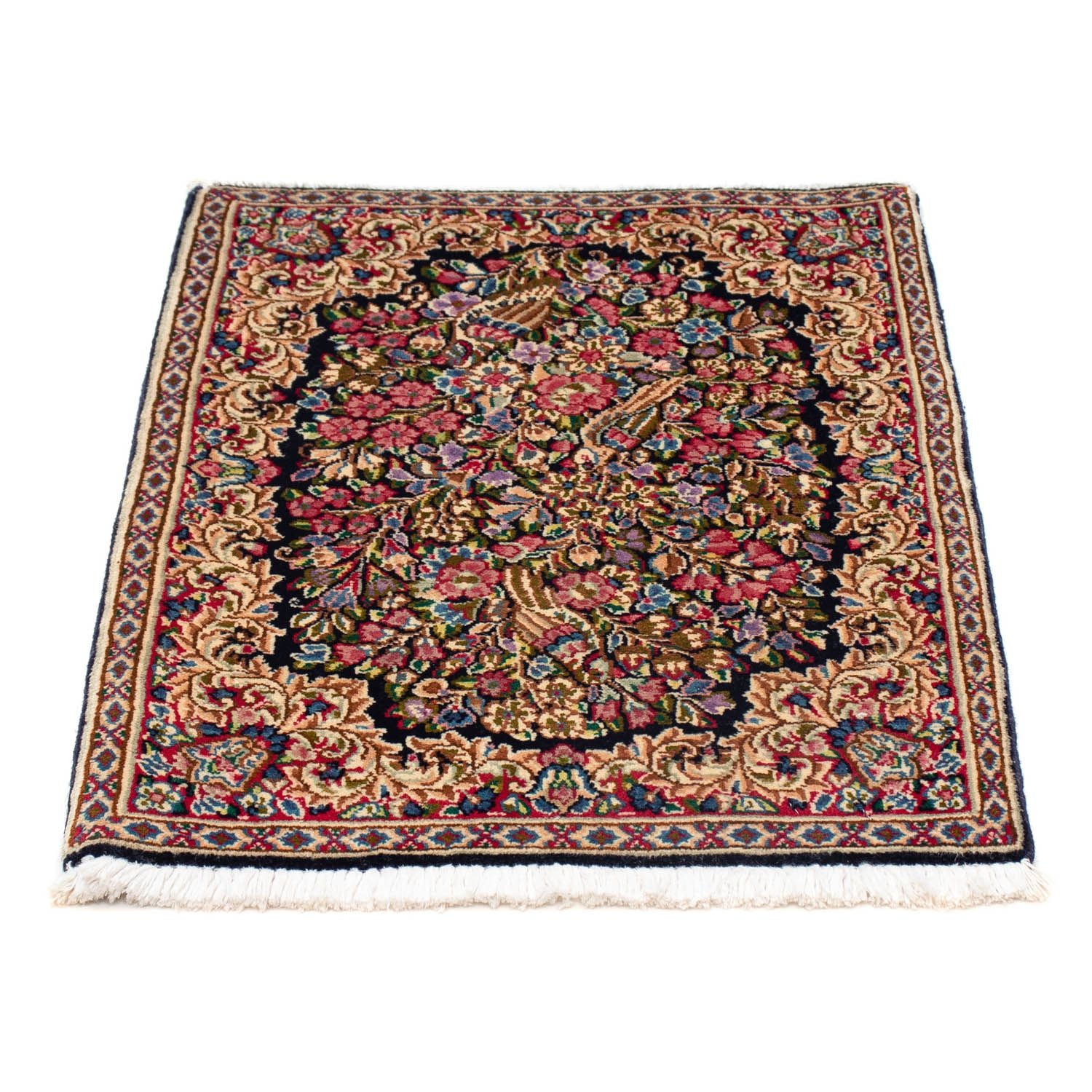 Perserteppich - Royal 70 x 53 cm - dunkelblau