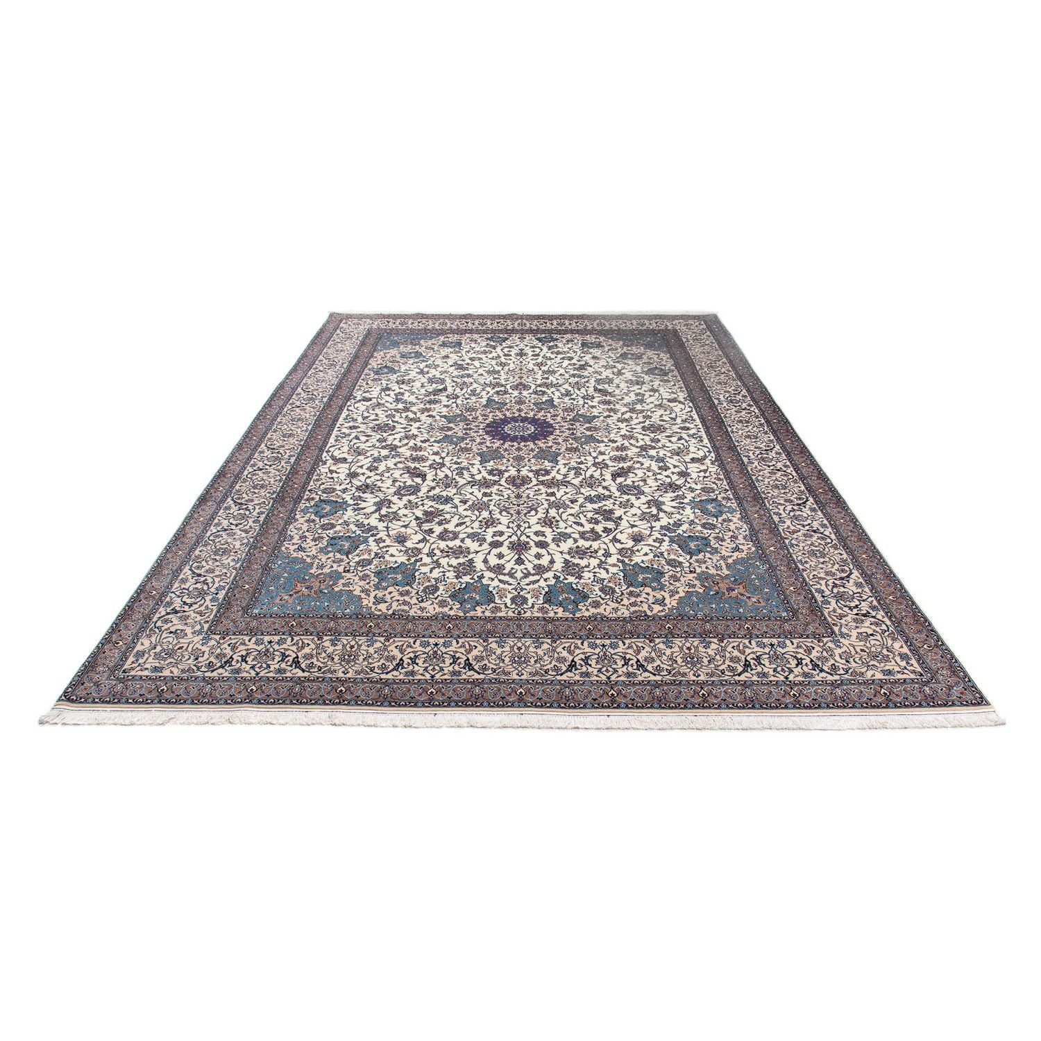 Perserteppich - Nain - Premium 368 x 254 cm Teppich Wohnzimmer