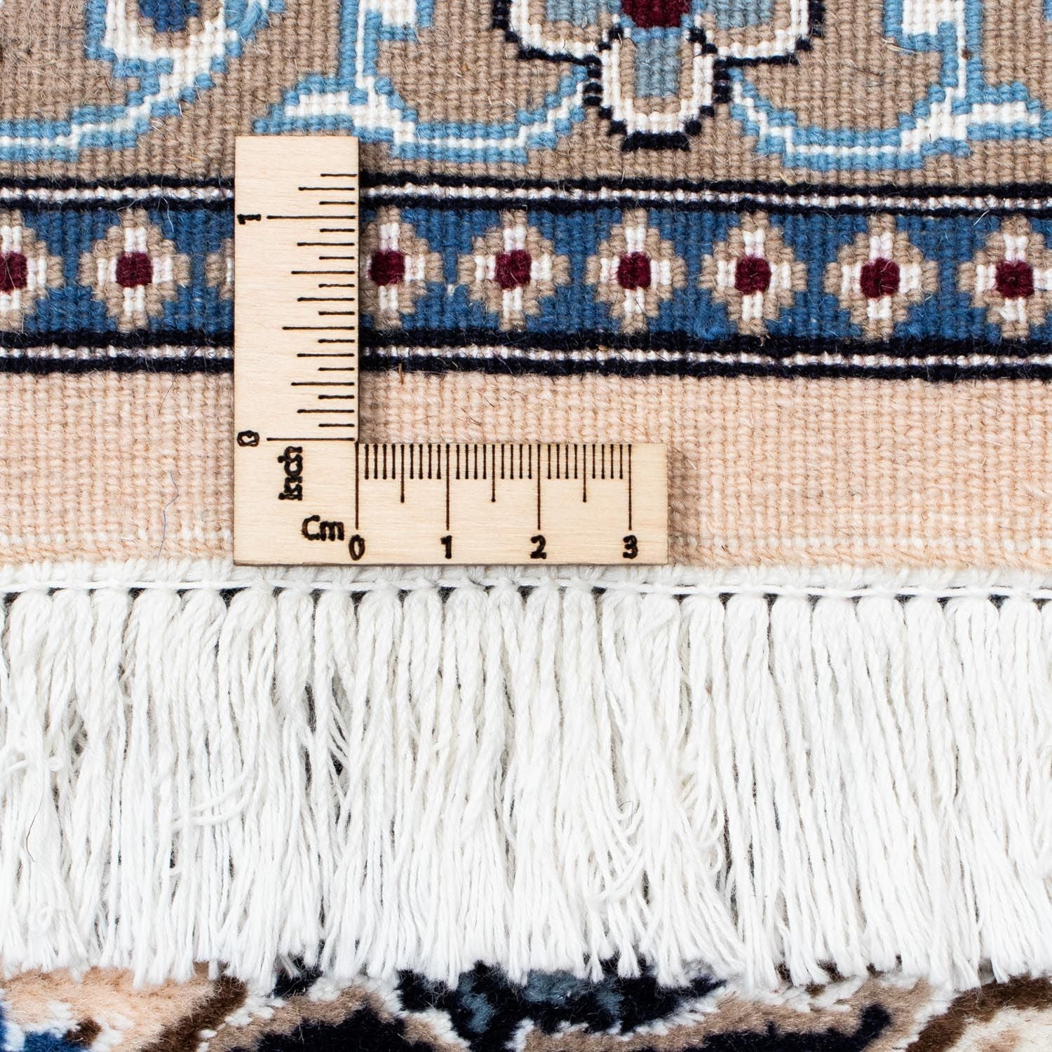 Perserteppich - Nain - Royal 305 x 201 cm - seeblau