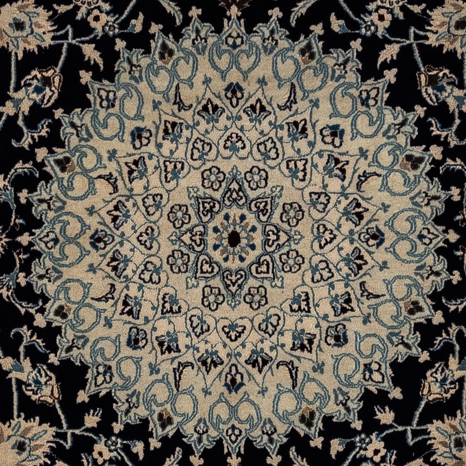 Perserteppich - Nain - Royal 298 x 252 cm - schwarz
