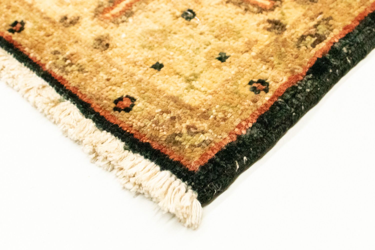 Ziegler Teppich 85 x 58 cm - schwarz