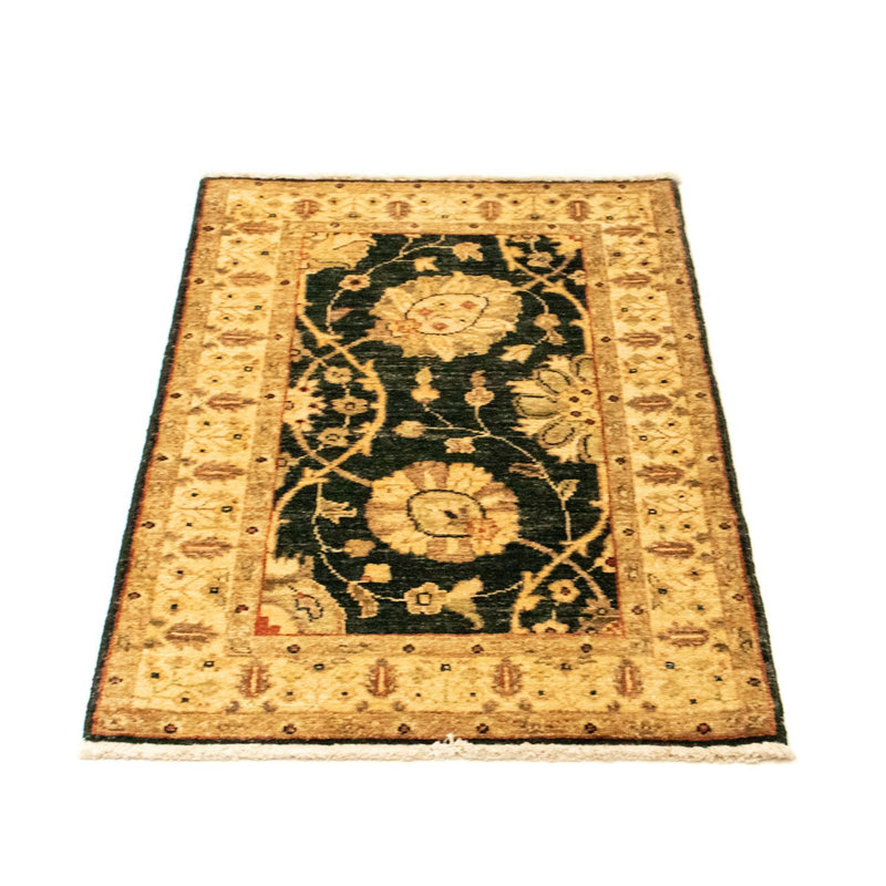 Ziegler Teppich 85 x 58 cm - schwarz