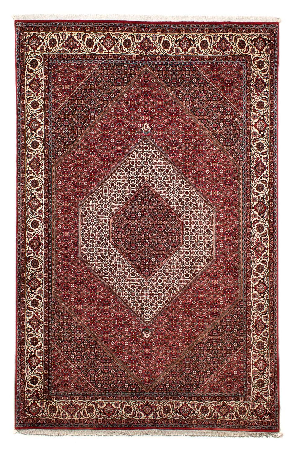 Perserteppich - Bidjar 302 x 203 cm - dunkelrot