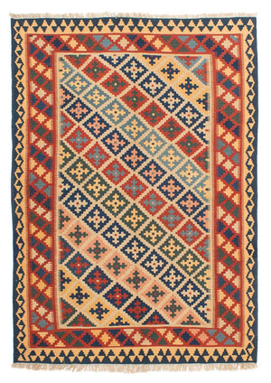 Kelim Teppich - Oriental 221 x 164 cm - mehrfarbig