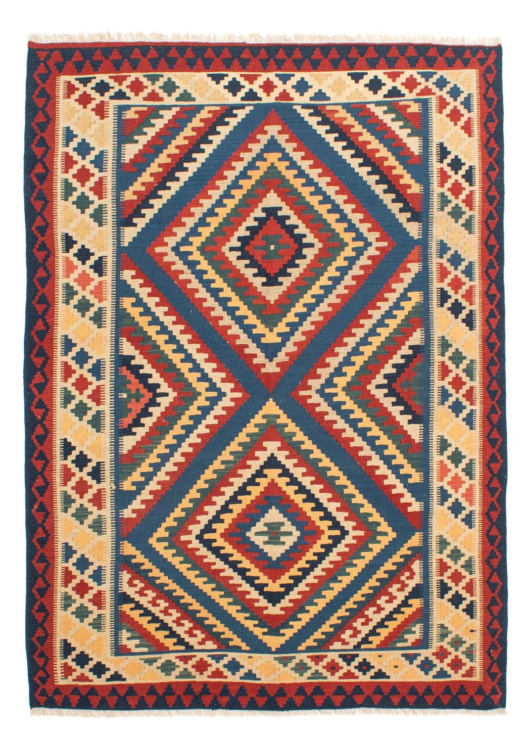 Kelim Teppich - Oriental 217 x 153 cm - mehrfarbig