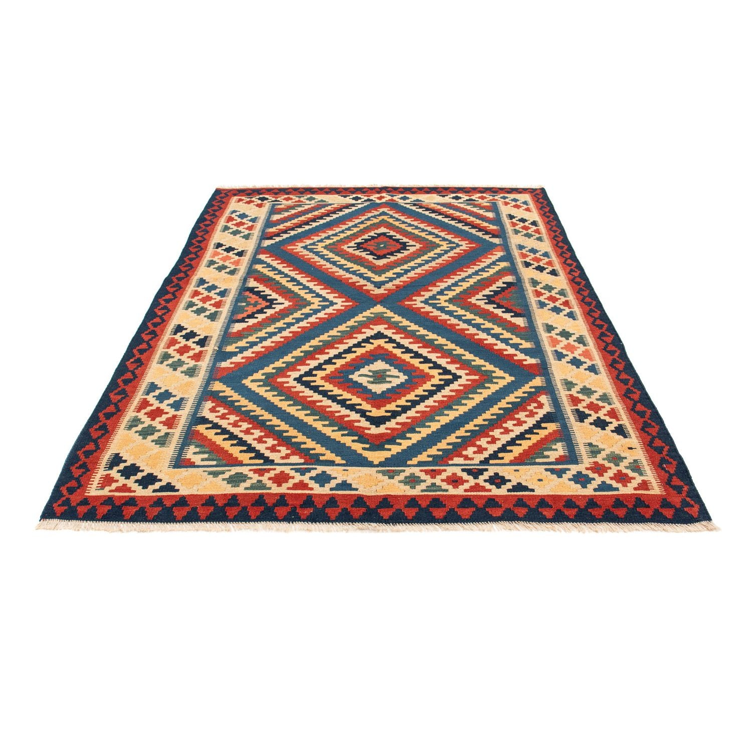 Kelim Teppich - Oriental 217 x 153 cm - mehrfarbig