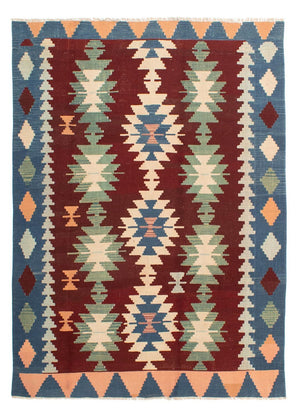 Kelim Teppich - Oriental 265 x 190 cm - dunkelrot