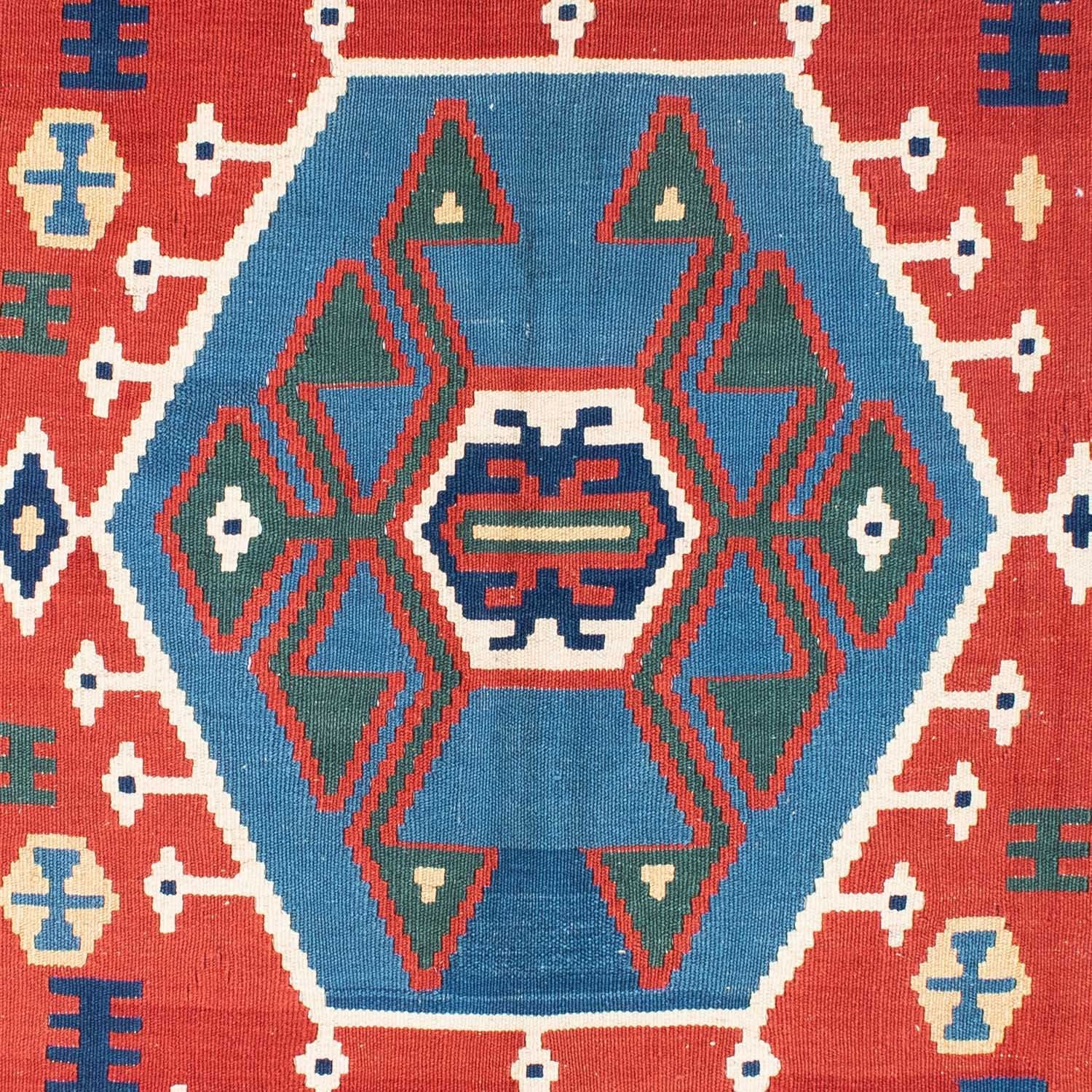 Kelim Teppich - Oriental 208 x 160 cm - rot