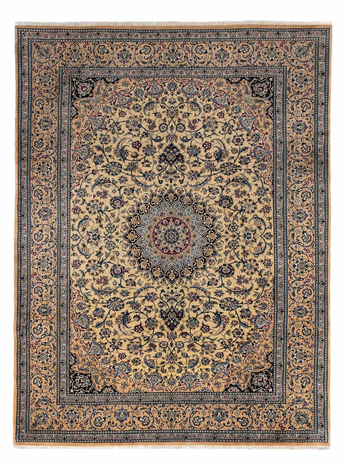 Perserteppich - Nain - Royal 344 x 245 cm - dunkelbeige