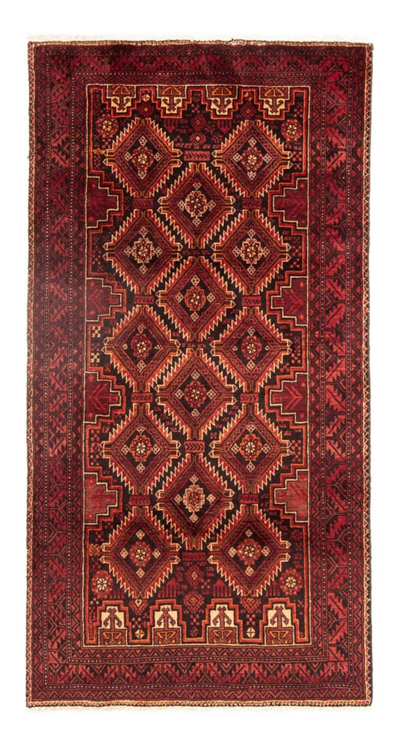 Belutsch Teppich 196 x 97 cm - mehrfarbig