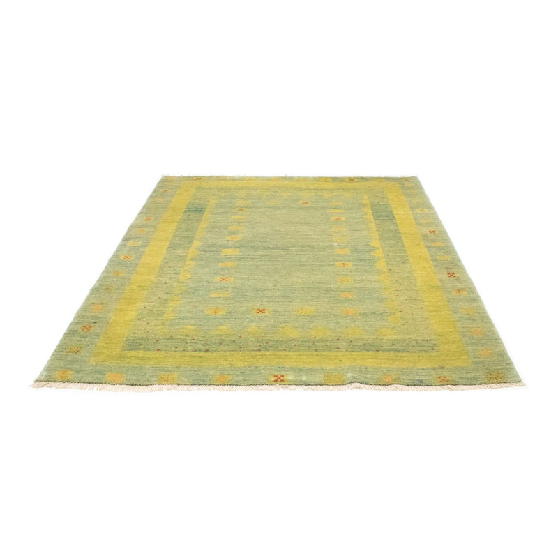 Gabbeh Teppich - Perser 218 x 175 cm - hellgrün