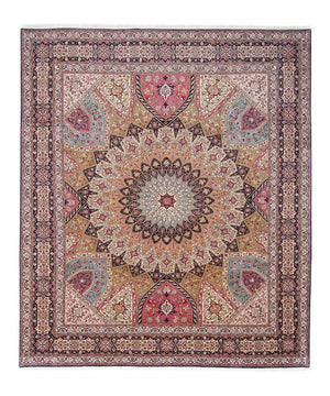 Perserteppich - Täbriz - Royal 293 x 254 cm Teppich Wohnzimmer