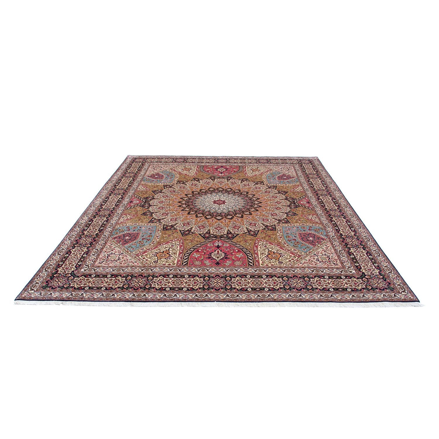 Perserteppich - Täbriz - Royal 293 x 254 cm Teppich Wohnzimmer