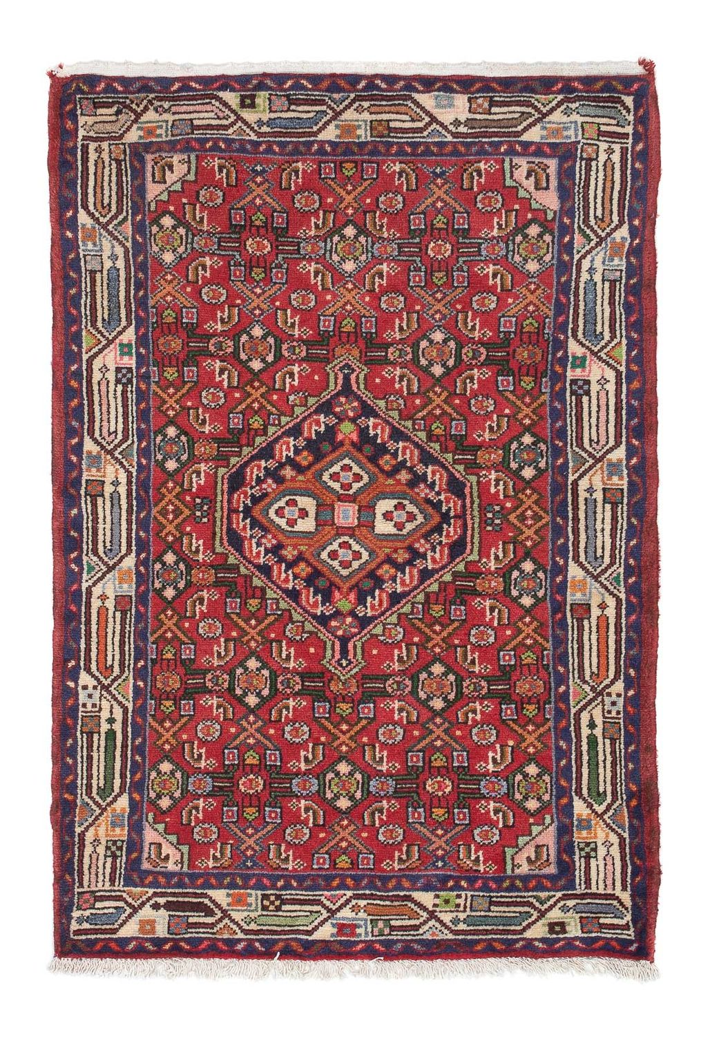 Perserteppich - Nomadic 120 x 79 cm - rot