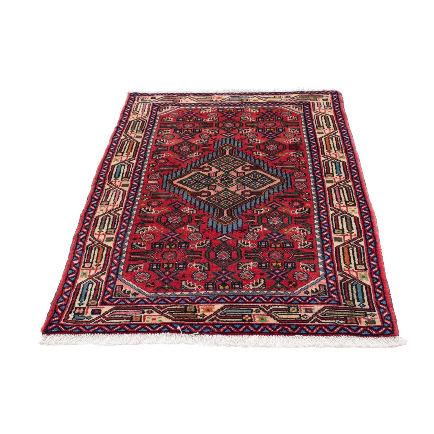Perserteppich - Nomadic 125 x 81 cm - rot