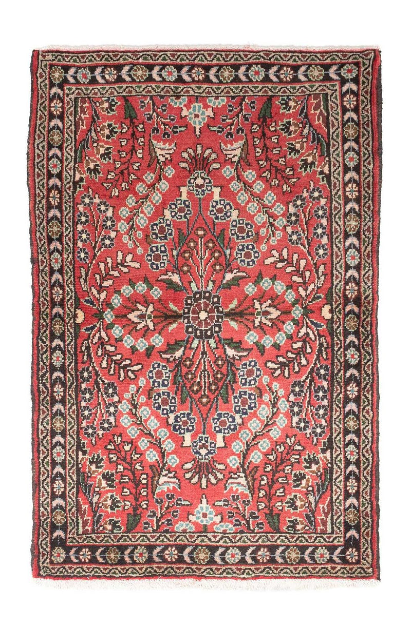 Perserteppich - Nomadic 133 x 85 cm - hellrot