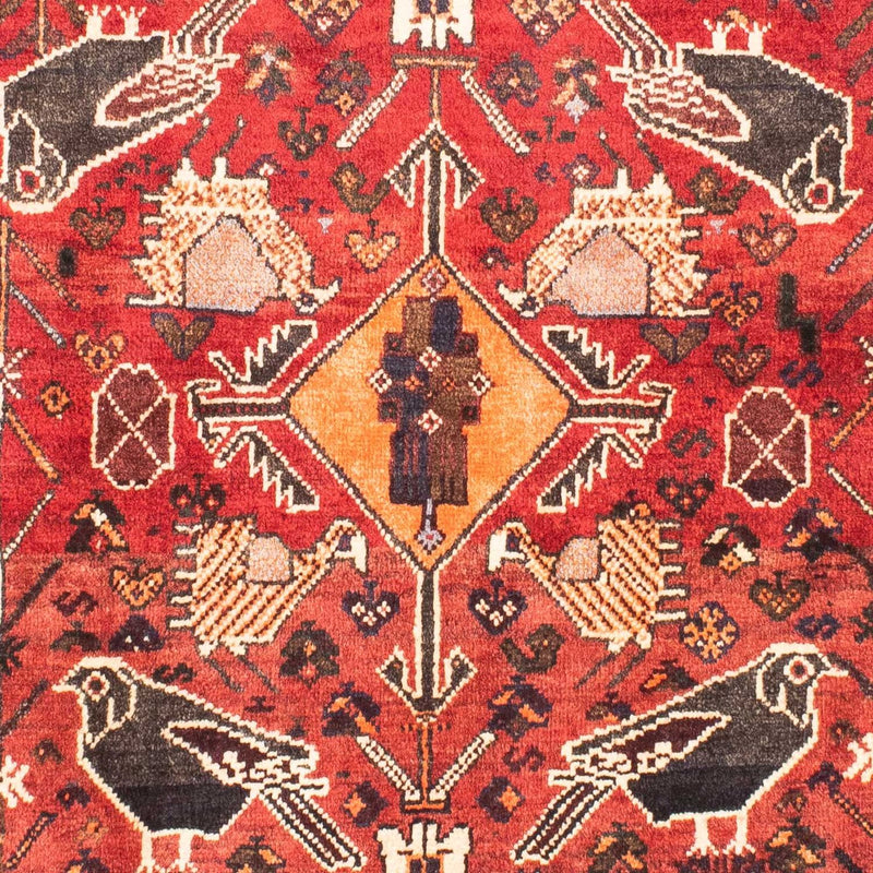 Perserteppich - Nomadic 160 x 110 cm - dunkelrot