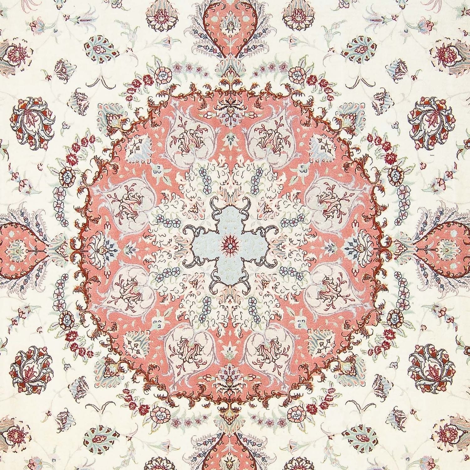 Perserteppich - Täbriz - Royal 309 x 295 cm Quadratischer Teppich