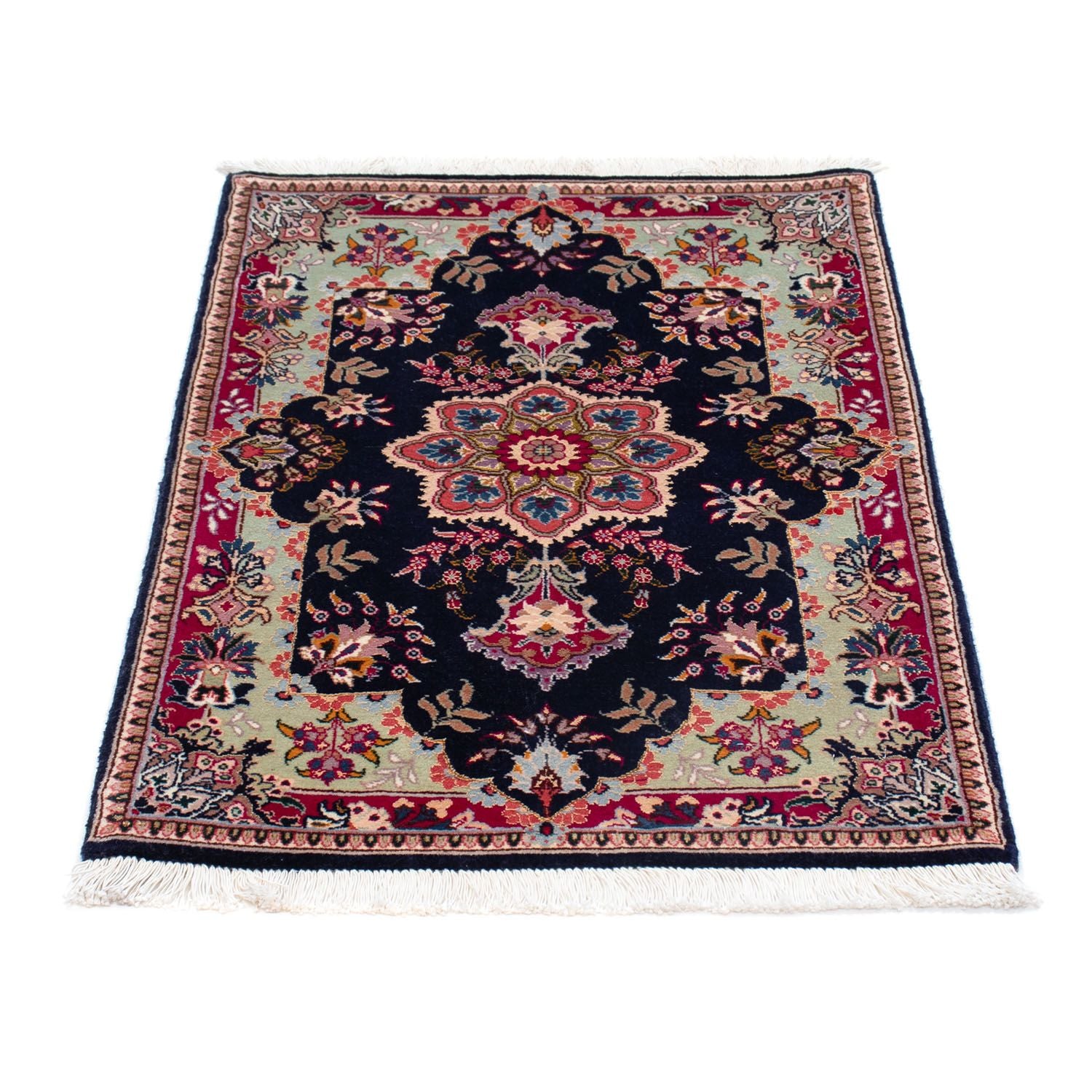 Perserteppich - Täbriz - Royal 90 x 60 cm - dunkelblau