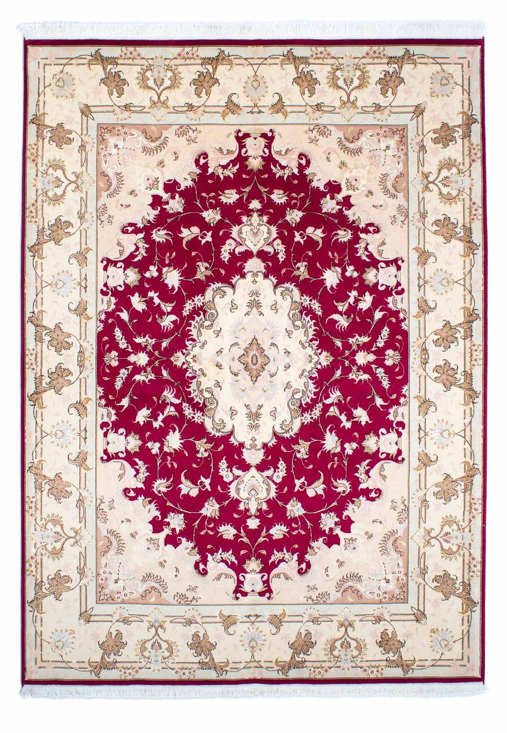 Perserteppich - Täbriz - Royal 240 x 169 cm Wohnzimmer Teppich