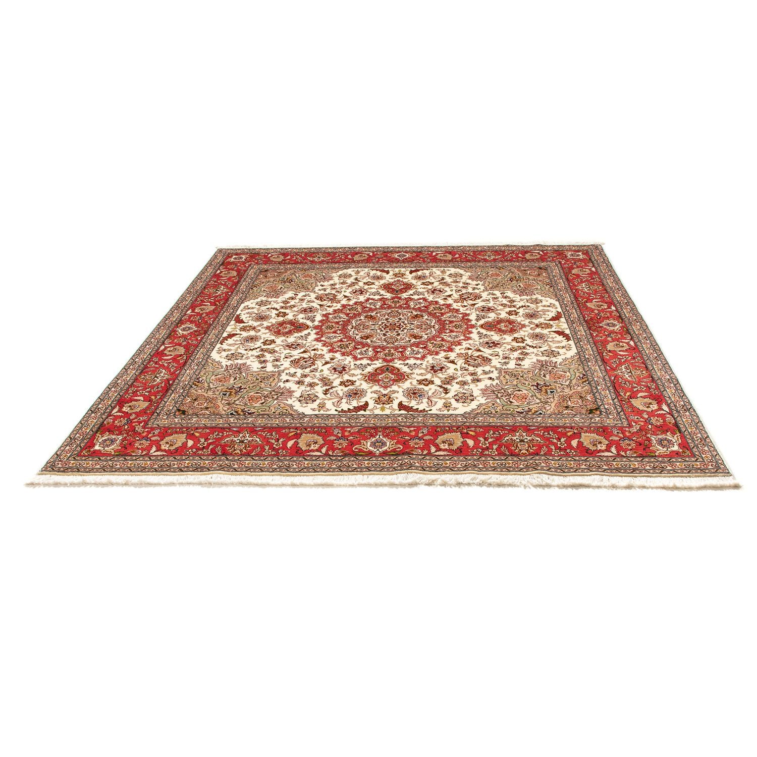 Perserteppich - Täbriz - Royal 203 x 200 cm Teppich Quadratisch