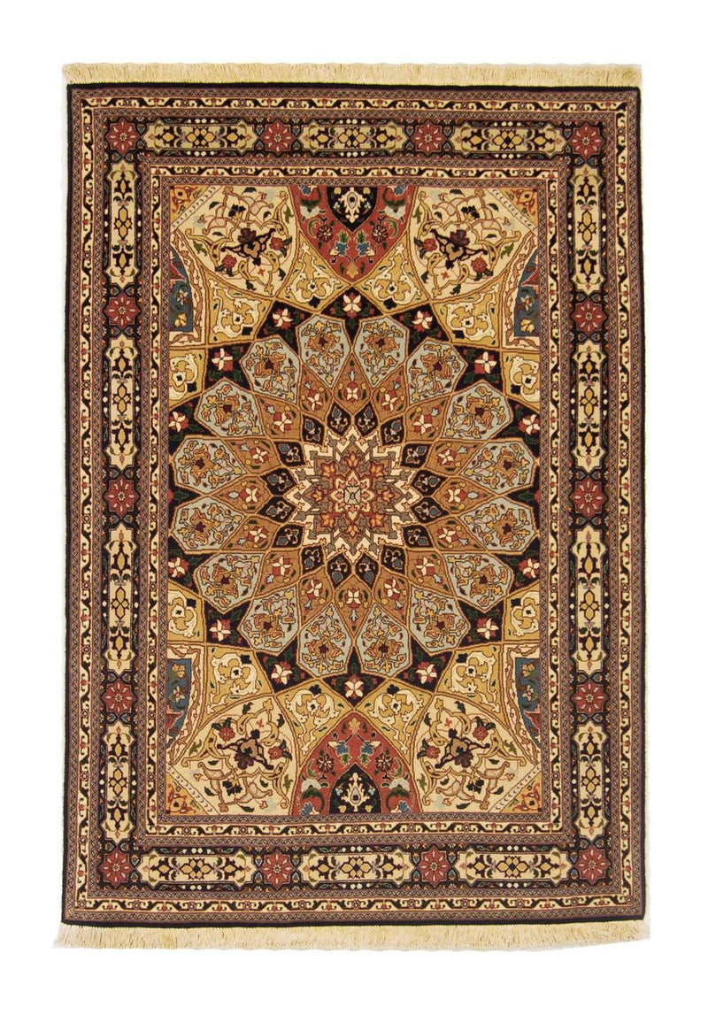 Perserteppich - Täbriz - Royal 151 x 103 cm Teppichbrücke