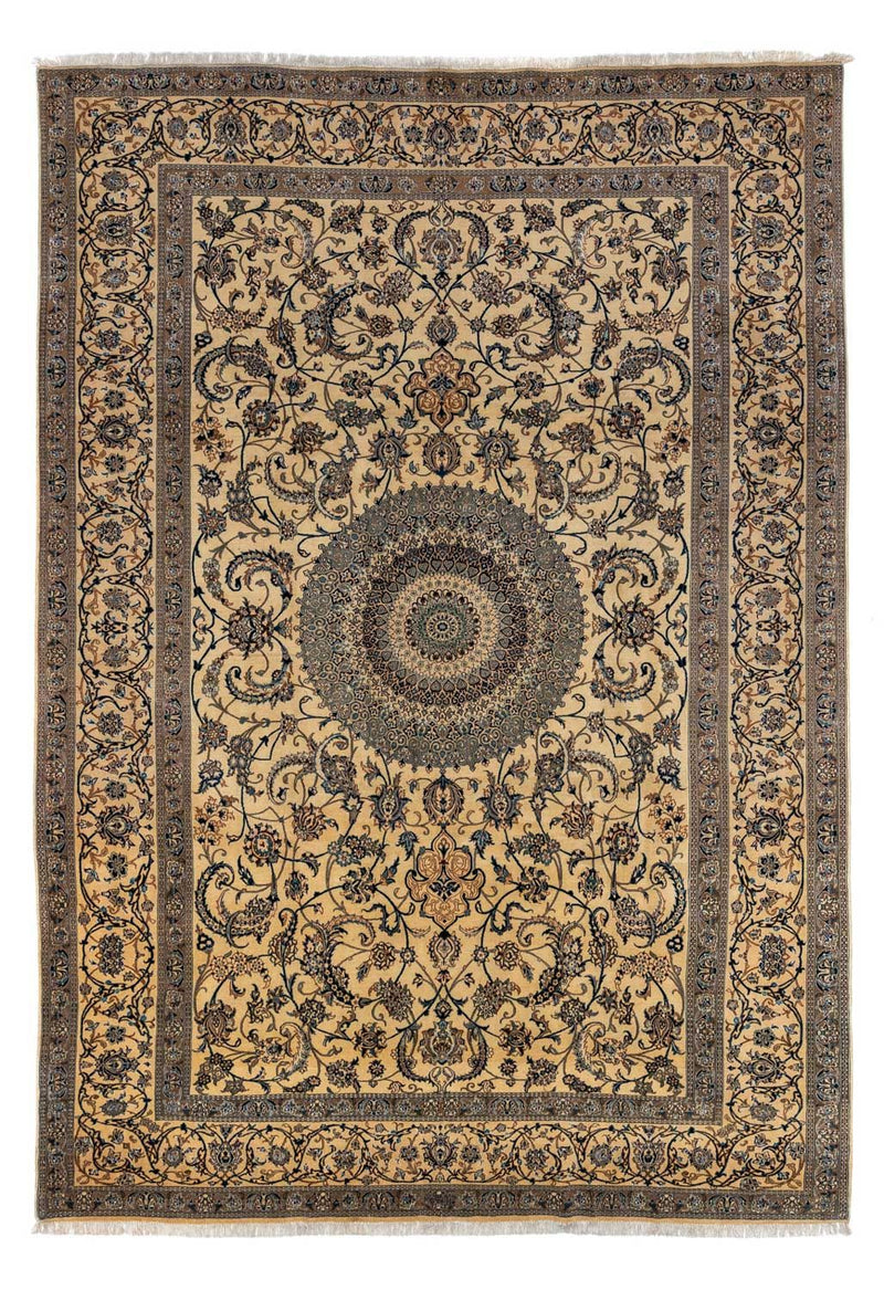 Perserteppich - Nain - Royal 362 x 243 cm - dunkelbeige