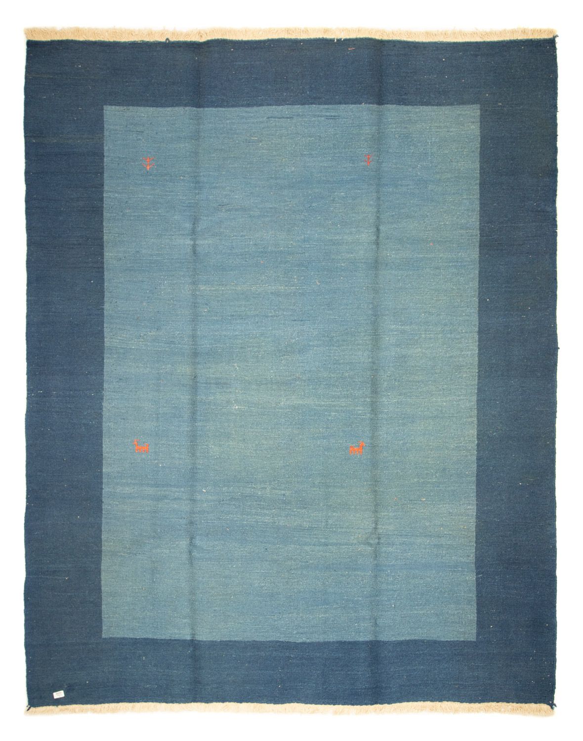 Gabbeh Teppich - Perser 270 x 214 cm - seeblau