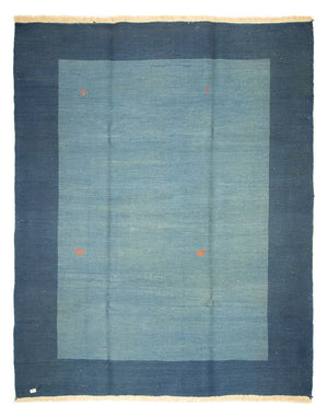 Gabbeh Teppich - Perser 270 x 214 cm - seeblau
