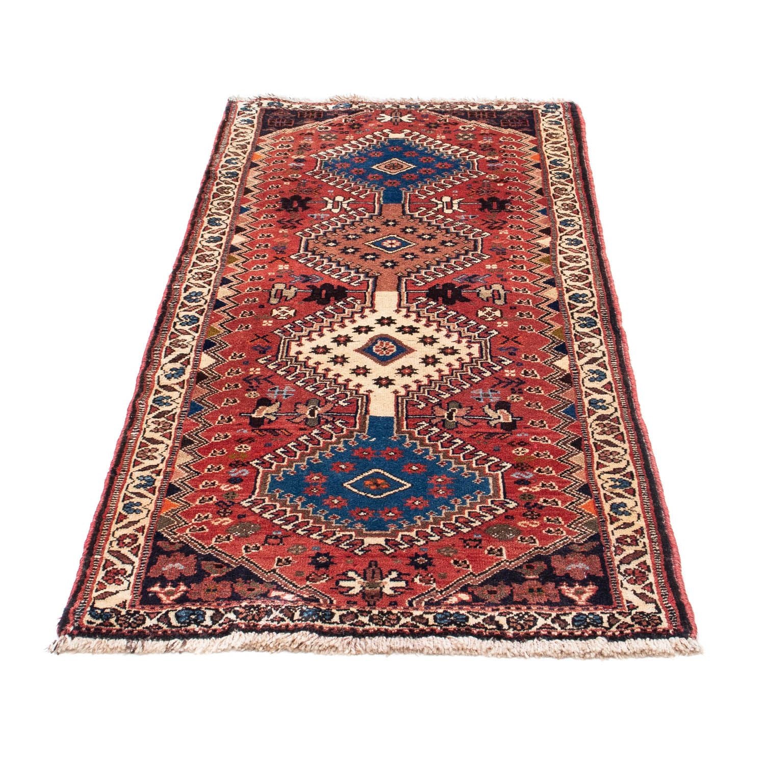 Perserteppich - Nomadic 153 x 70 cm - hellrot