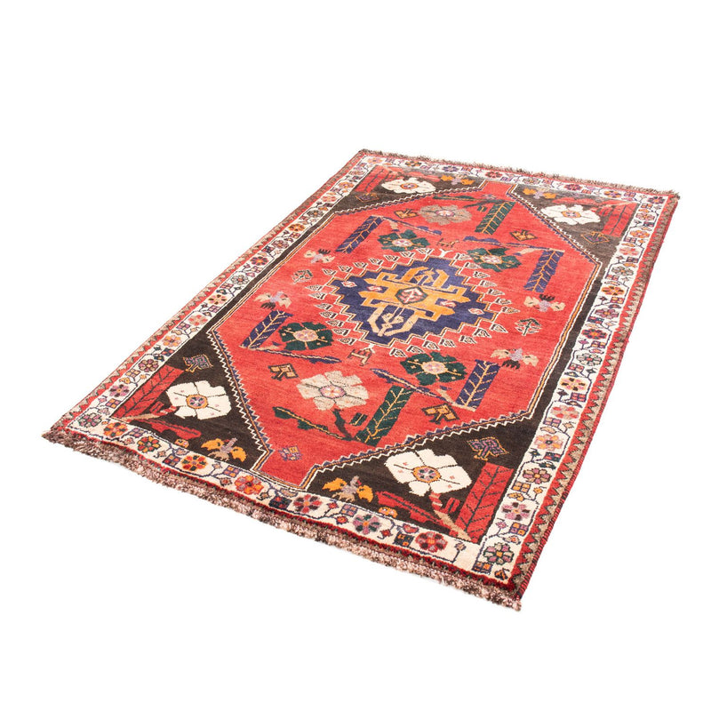 Perserteppich - Nomadic 160 x 110 cm - dunkelrot