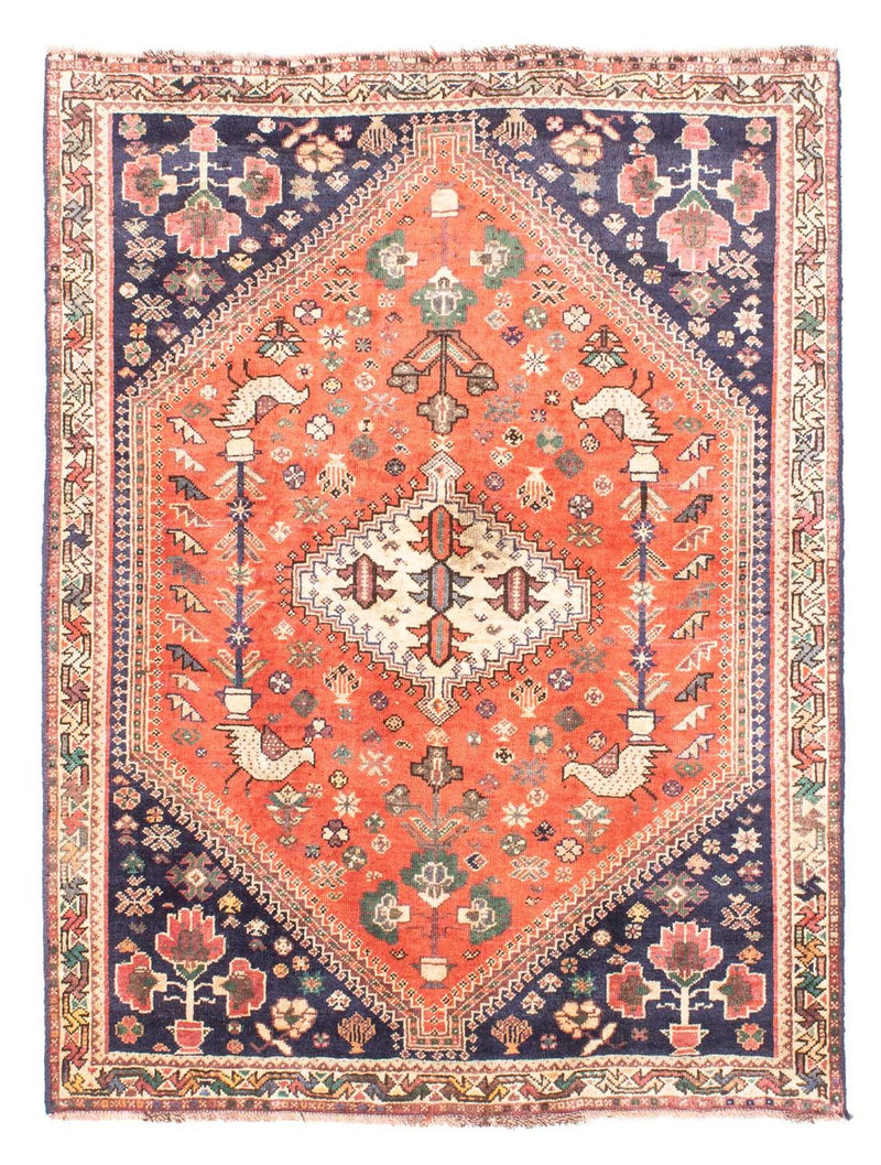 Perserteppich - Nomadic 148 x 108 cm - hellrot