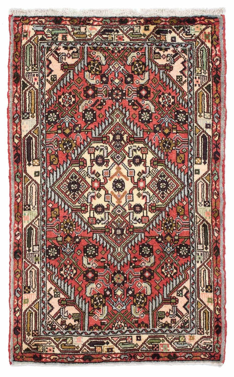 Perserteppich - Nomadic 123 x 77 cm - hellrot