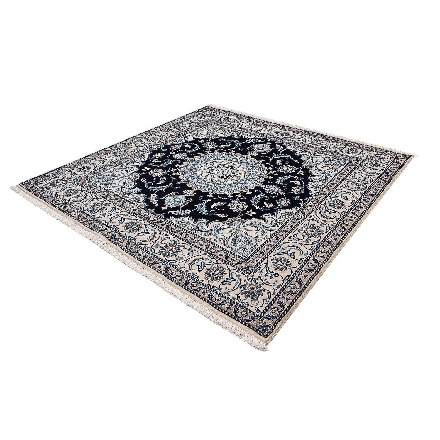 Perserteppich - Nain 198 x 196 cm Teppich Quadratisch