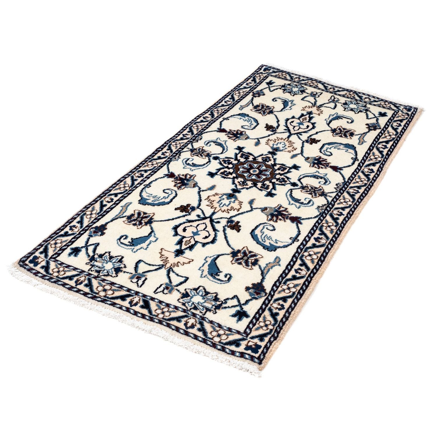 Perserteppich - Nain 139 x 68 cm - beige