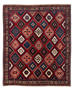 Perserteppich - Nomadic 290 x 252 cm - dunkelrot