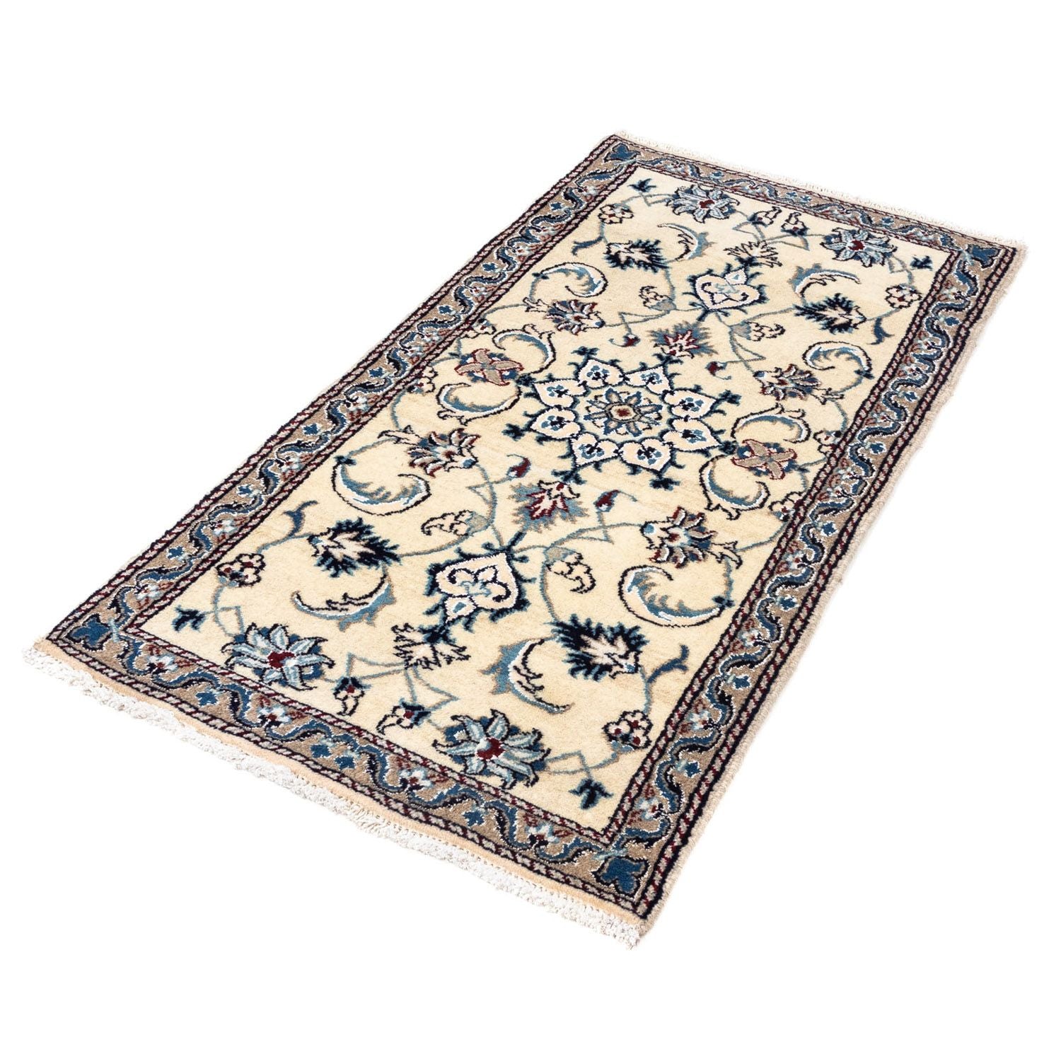 Perserteppich - Nain 135 x 68 cm - beige