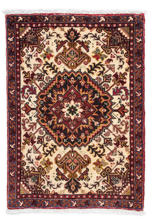 Perserteppich - Nomadic 95 x 68 cm - beige