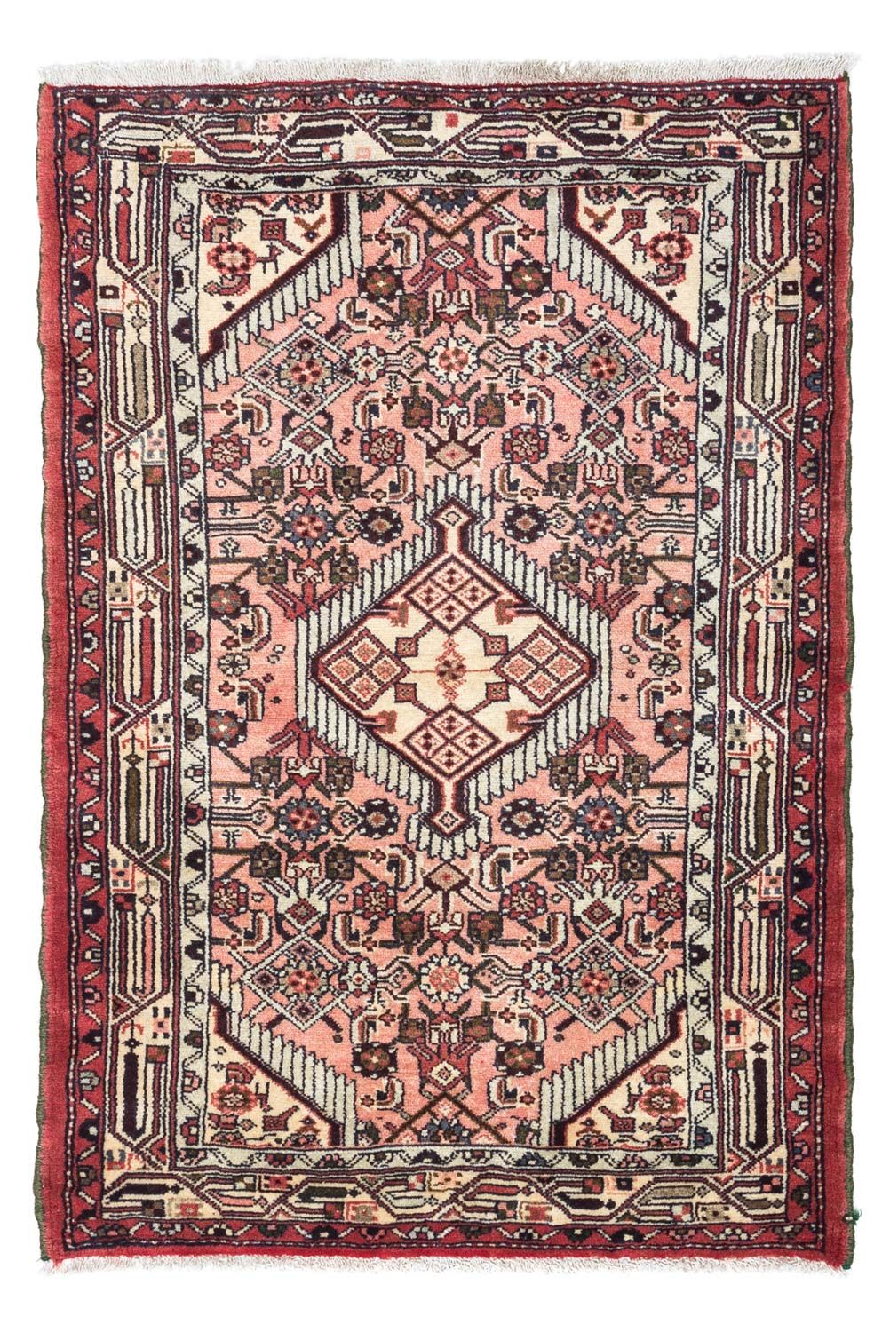 Perserteppich - Nomadic 121 x 80 cm - hellrot