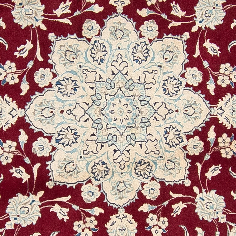 Perserteppich - Nain 245 x 245 cm - dunkelrot