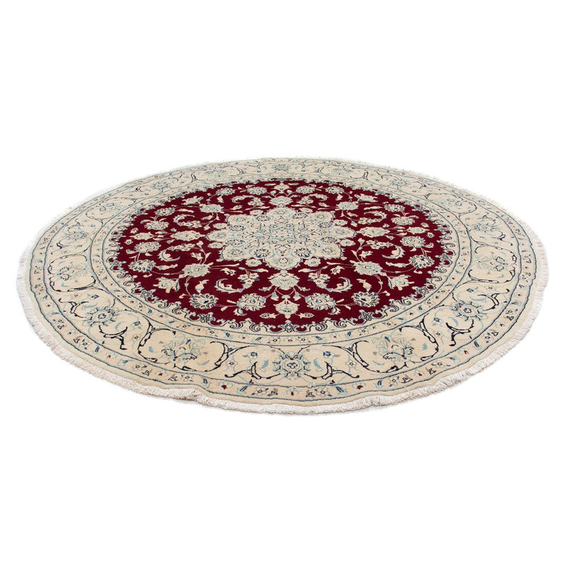 Perserteppich - Nain 245 x 245 cm - dunkelrot