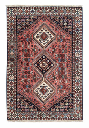 Perserteppich - Nomadic 148 x 102 cm - hellrot
